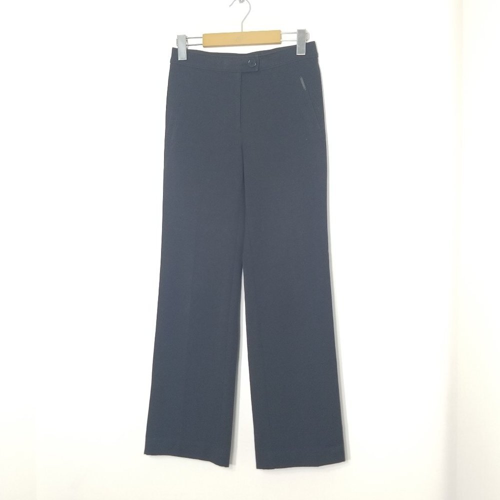 Conrad C Proportion Petite Stretch Black Dress Slacks Pants Business Casual